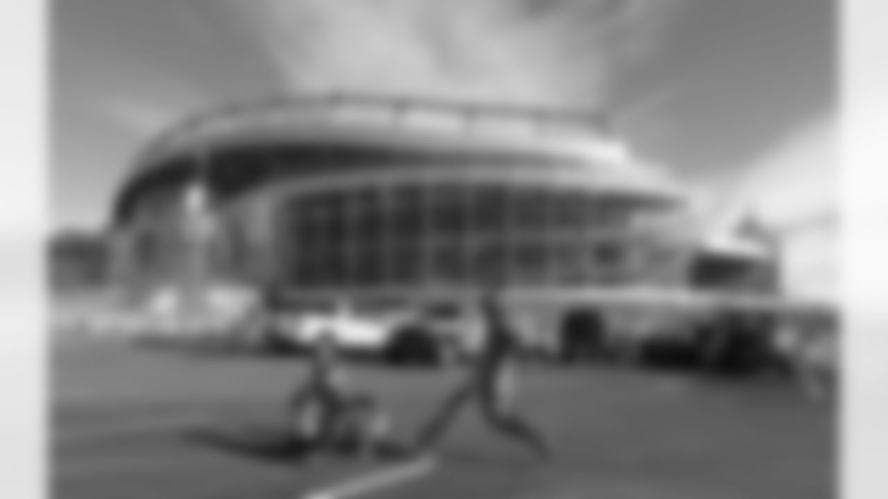 Fans await kickoff outside Sports Authority Field at Mile High.