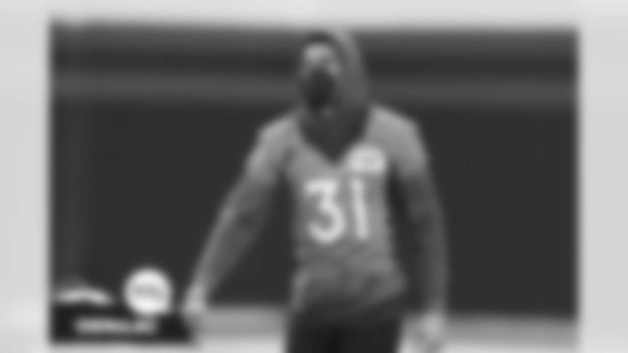 Justin Simmons during practice on Friday, December 31, 2021 at UCHealth Training Center in Englewood, Colorado.
Gabriel Christus