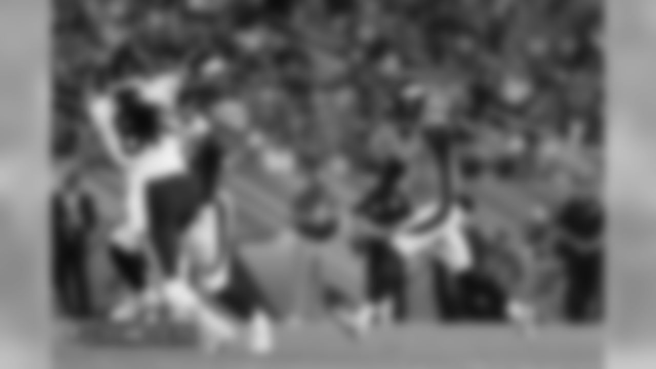 Game action of the Denver Broncos vs. the Chicago Bears during the NFL preseason game at Broncos Stadium at Mile High in Denver, Colorado, August 18, 2018.