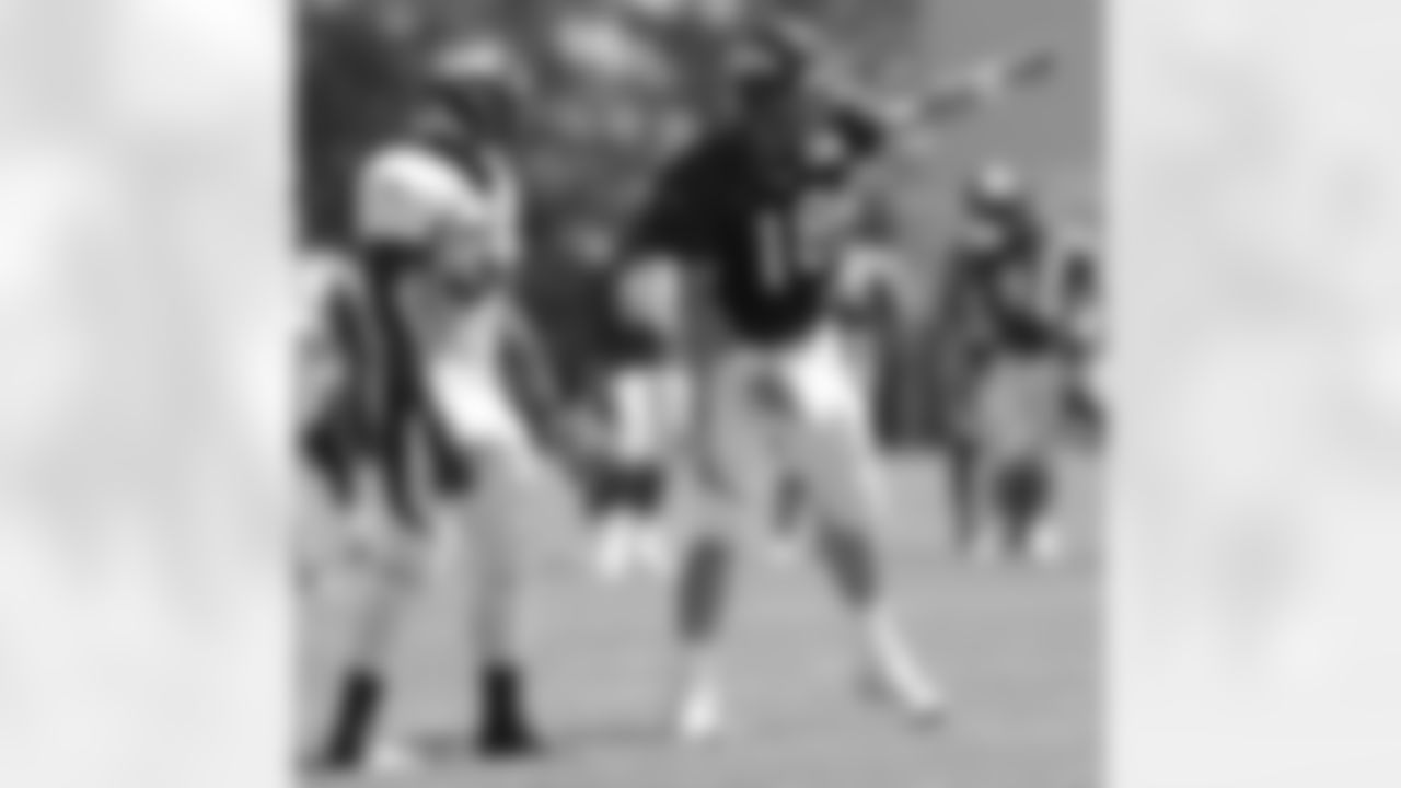 Manning makes a pre-snap call.