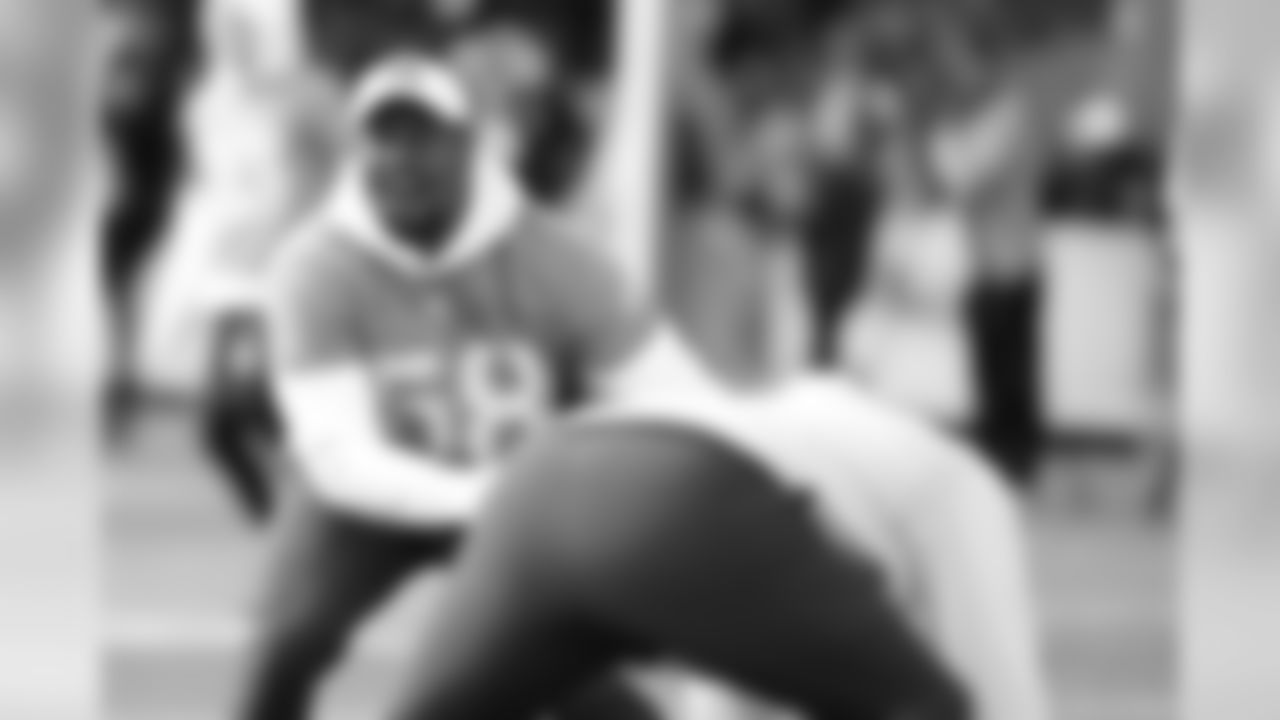 Von Miller at the first day of practice for the 2020 Pro Bowl on January 22, 2020 at the ESPN Wide World of Sports Complex in Orlando, Florida. (Photo by Ben Swanson)