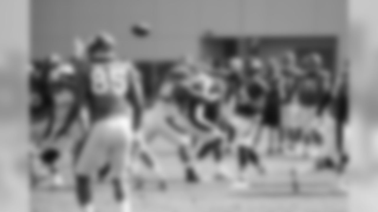 Drew Lock during training camp at UCHealth Training Center in Centennial, CO, August 20, 2020.
Photo by Gabriel Christus
