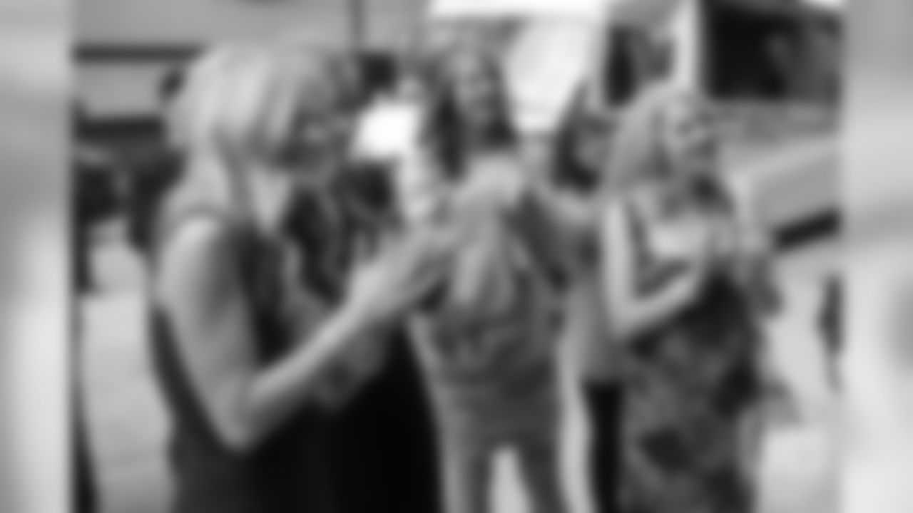 Annabel Bowlen, Brittany Bowlen, Beth Bowlen Wallace and Christianna Bowlen after the announcement of the Pro Football Hall of Fame's Class of 2019 on February 2, 2019.