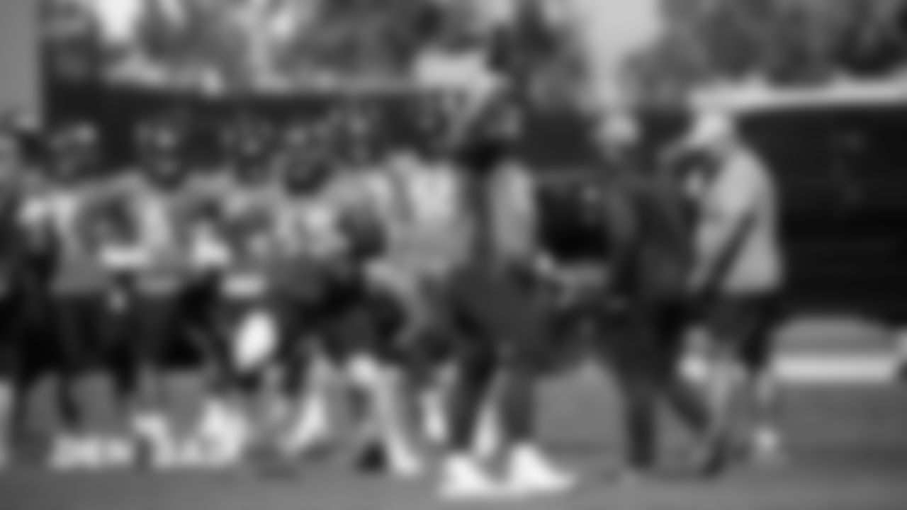 Matt Paradis during practice at UCHealth Training Center on September 21, 2018.