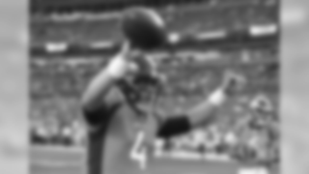 Case Keenum before game action against the Minnesota Vikings during the NFL game at Broncos Stadium in Denver Colo. August 11, 2018.