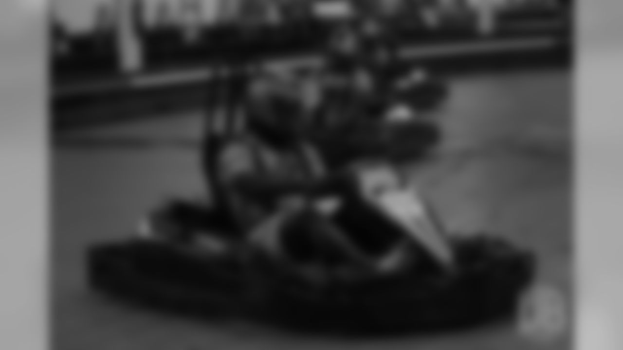 safety Will Parks (34) at Von's Vision fourth annual Go-Kart Grand Prix to fundraise for the foundation.