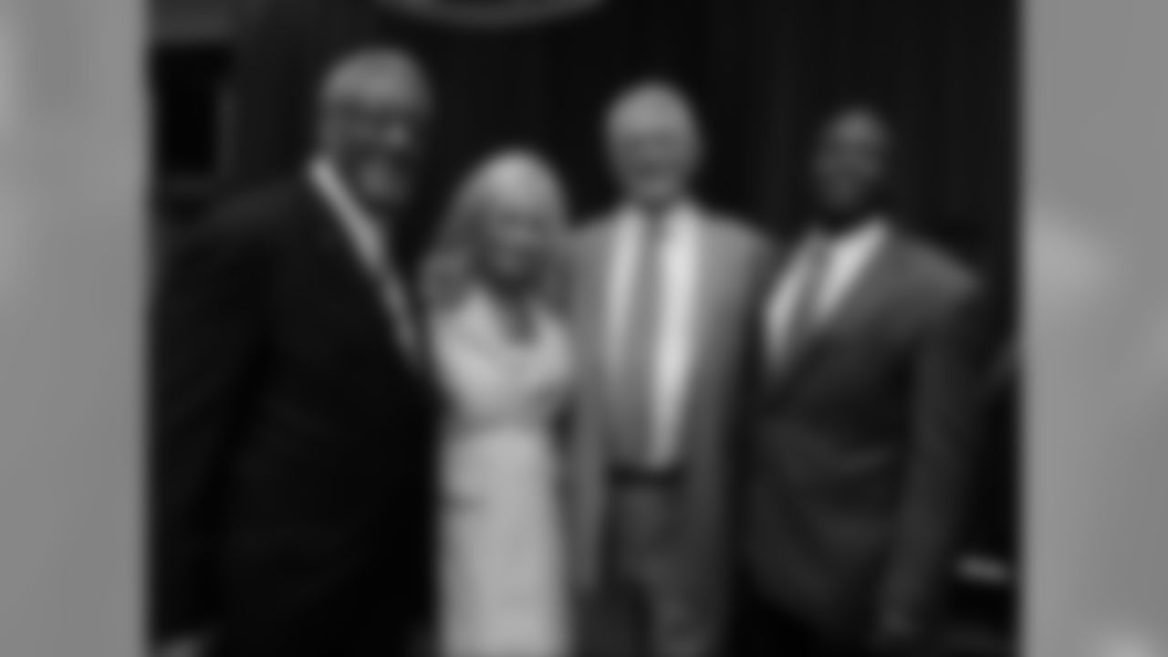 Gene Mingo, Annabel Bowlen, Dan Reeves and Rick Upchurch