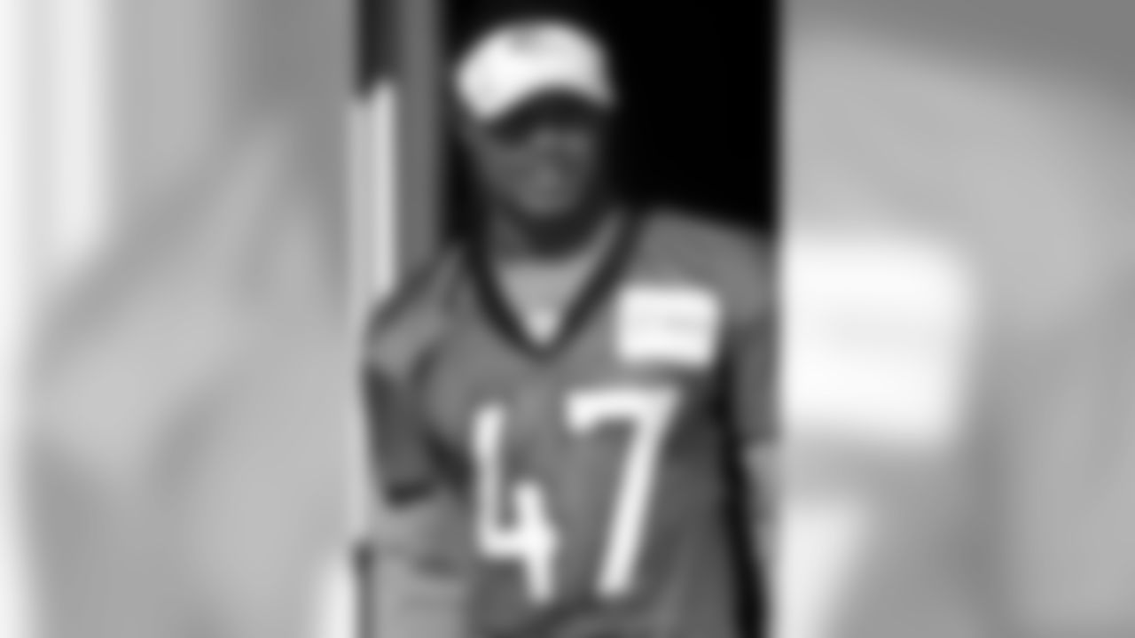 Safety Omar Bolden arrives at training camp during his rookie year in 2012.