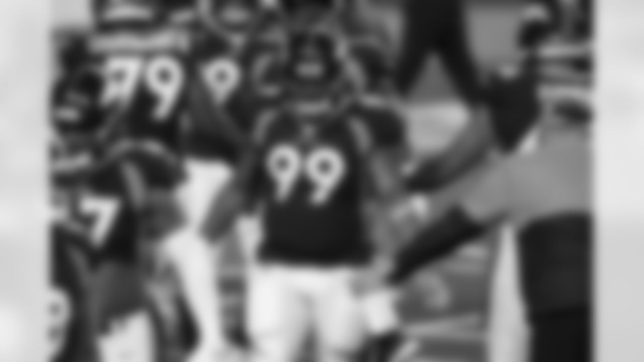 Denver Broncos defensive lineman Jurrell Casey (99) during the NFL football game against the Tennessee Titans at Empower Field at Mile High in Denver, Colorado, September 14, 2020.
Photo by Gabriel Christus
