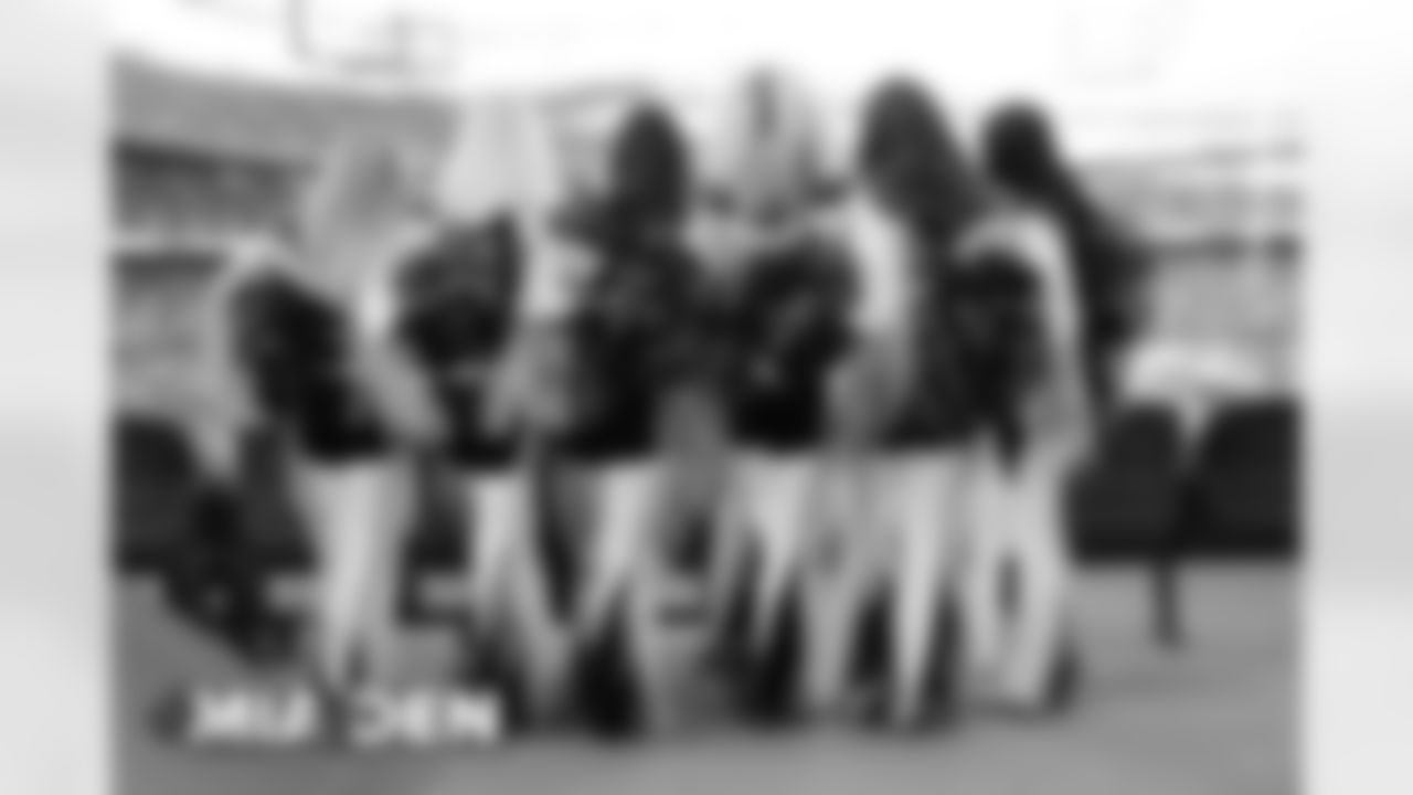 Photos of Denver Broncos Cheerleaders during the Broncos' Week 11 game against the Miami Dolphins at Empower Field at Mile High in Denver, Colorado on November 22, 2020. (Photo by Adam Bratten)