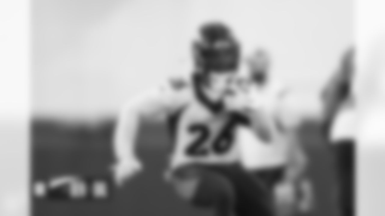 Mike Boone during practice on Friday, December 2, 2022 at UCHealth Training Center in Englewood, Colorado.
Photo by Gabriel Christus/Denver Broncos