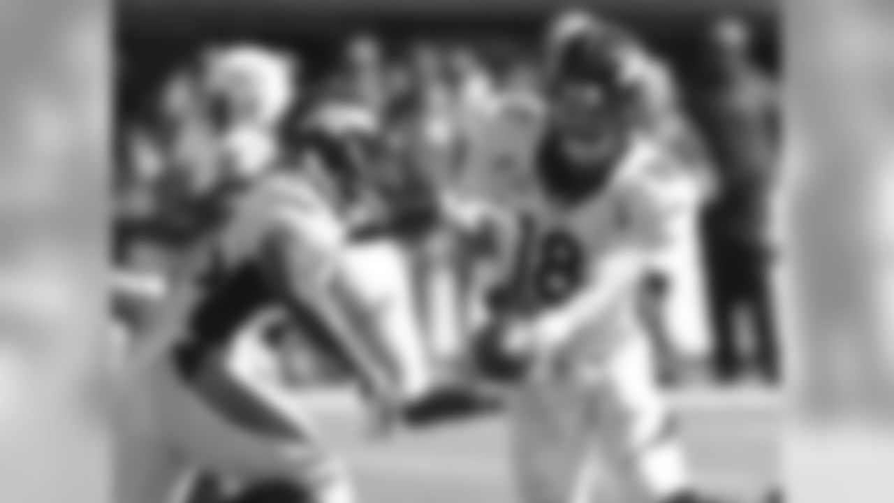 Ronnie Hillman and Peyton Manning