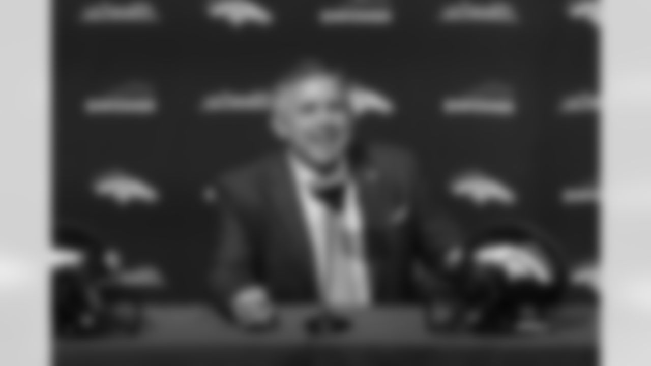 New Broncos Head Coach Sean Payton during his introductory press conference at UCHealth Training Center in Englewood, Colorado on February 6, 2023. Photo by Gabriel Christus