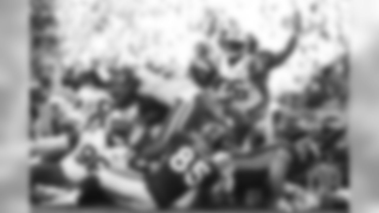 December 10
Fullback Andy Janovich reaches across the goal line for a touchdown as the Broncos break their eight-game skid.