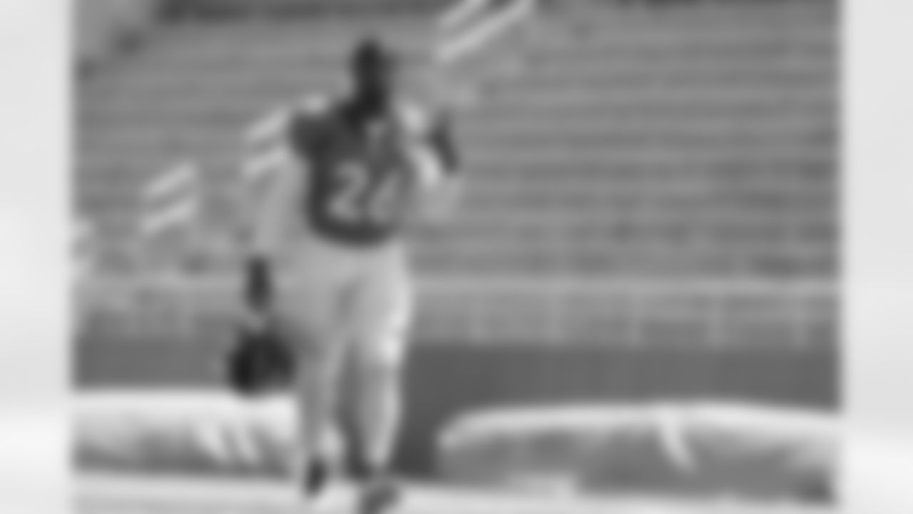Mike Boone during joint practice with the Minnesota Vikings on Wednesday, August 11, 2021 at TCO Performance Center in Eagan, Minnesota.
Photo by Gabriel Christus