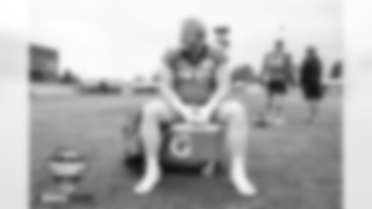 Quinn Bailey at practice on Day 2 of training camp at UCHealth Training Center in Englewood, Colorado on July 28, 2022. (Photo by Ben Swanson)