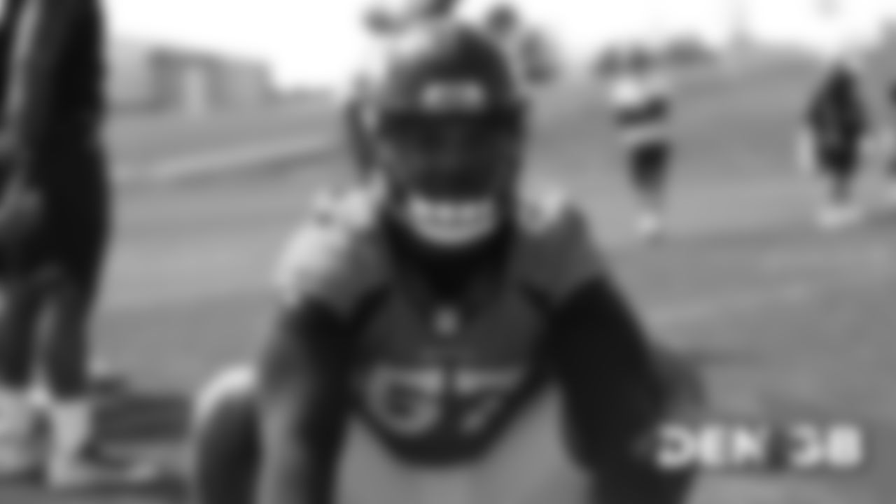 DeMarcus Walker during the Broncos' practice on September 20, 2019.