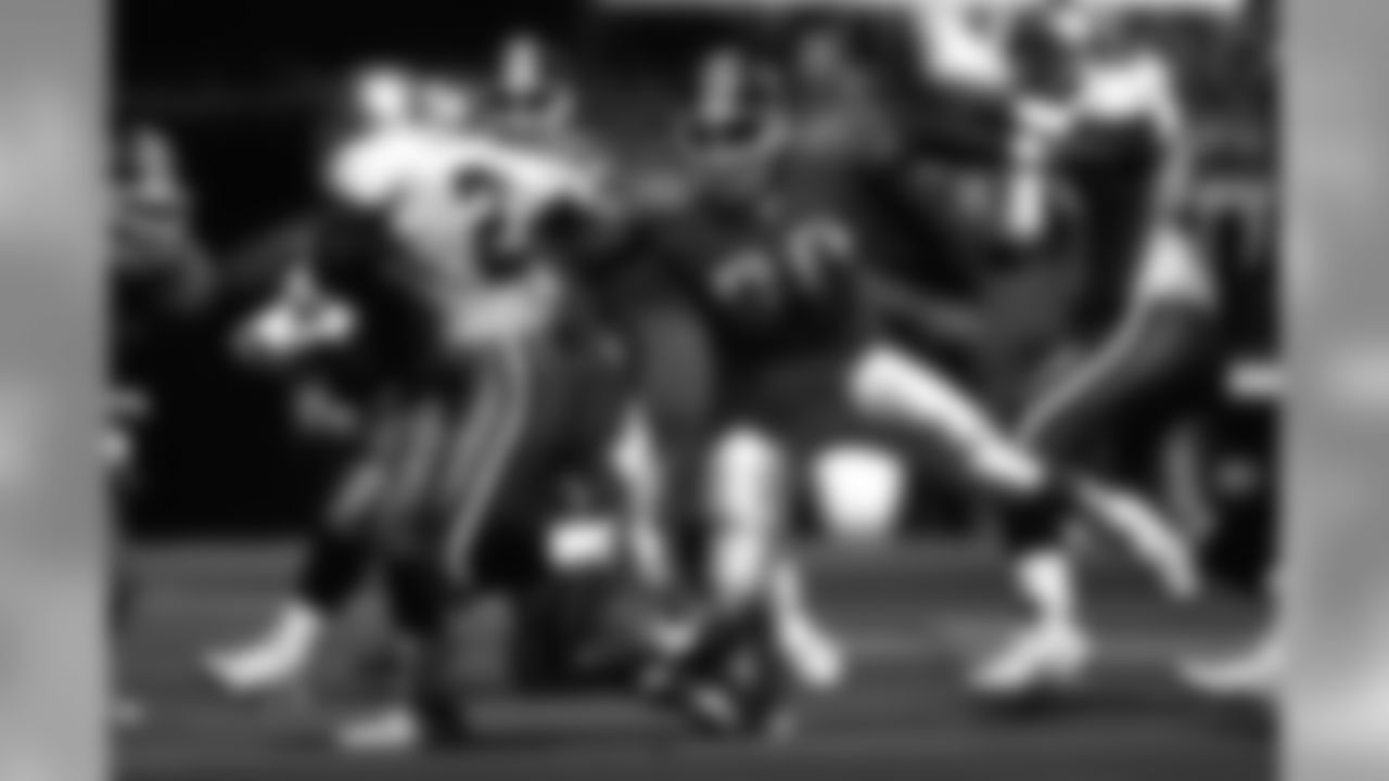 Career stats with Denver: 46 games, 39 starts, one interception, two fumble recoveries and 4.0 sacks (via pro-football-reference.com)