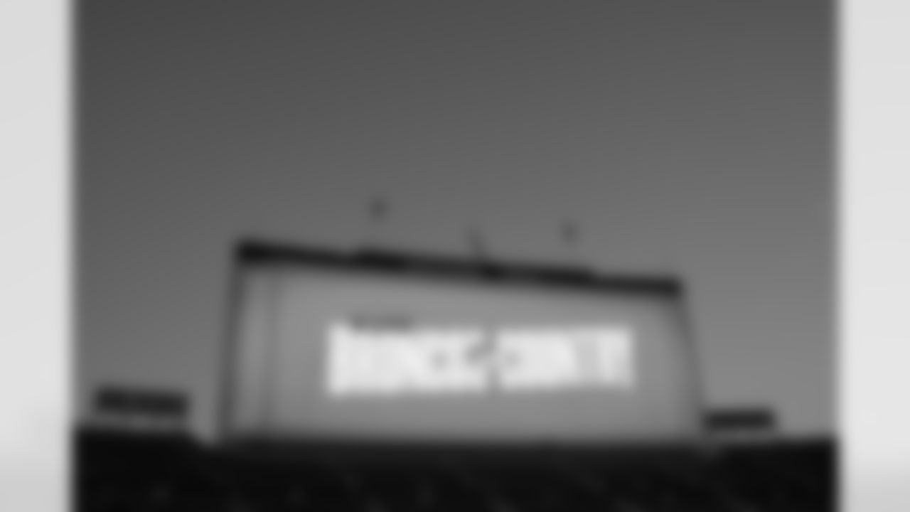 The upgraded scoreboard is unveiled at Empower Field at Mile High on August 21, 2023 in Denver, Colorado. Photo by Ben Swanson / Denver Broncos