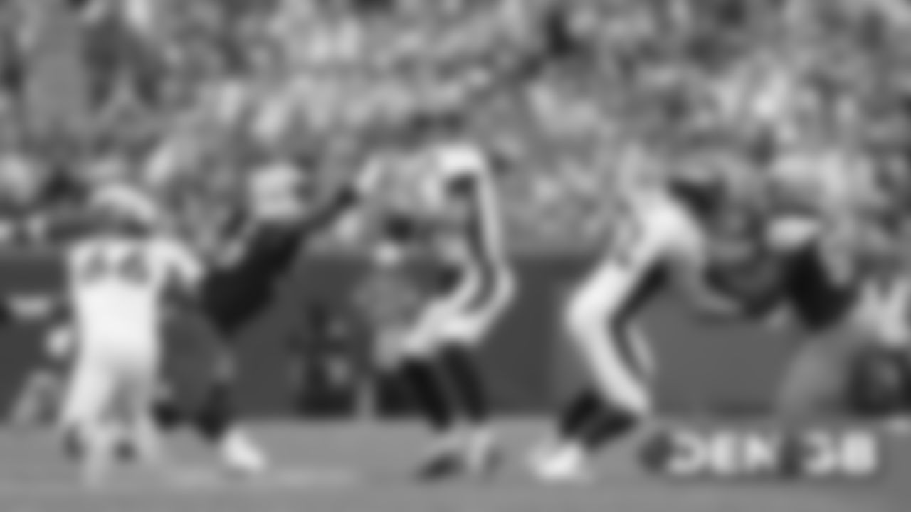 During the first half of the Broncos' Week 3 game against the Green Bay Packers on September 22, 2019 at Lambeau Field. (Photo by Gabriel Christus)