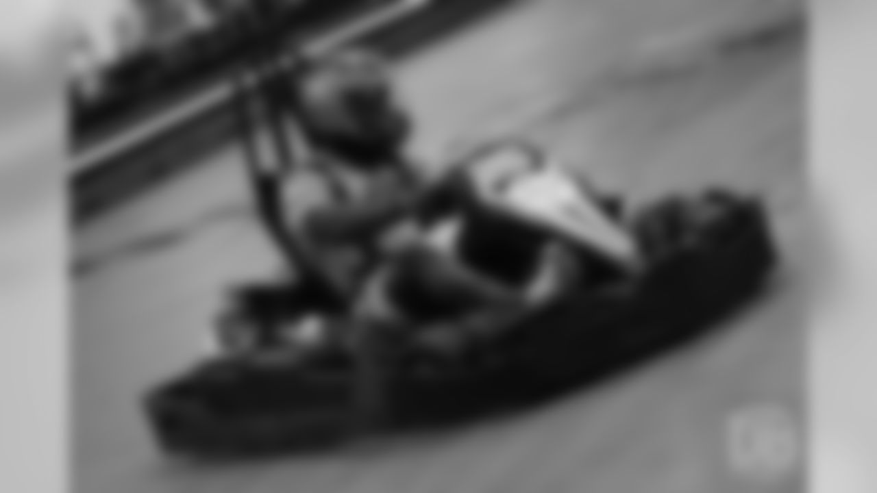 safety Will Parks (34) at Von's Vision fourth annual Go-Kart Grand Prix to fundraise for the foundation.