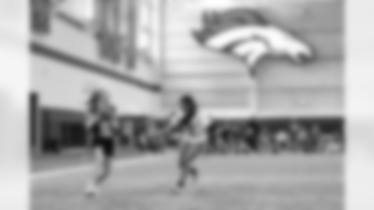 During the Girls High School Flag Football championship tournament at UCHealth Training Center in Englewood, Colorado on October 15, 2022. (Photo by Ben Swanson)