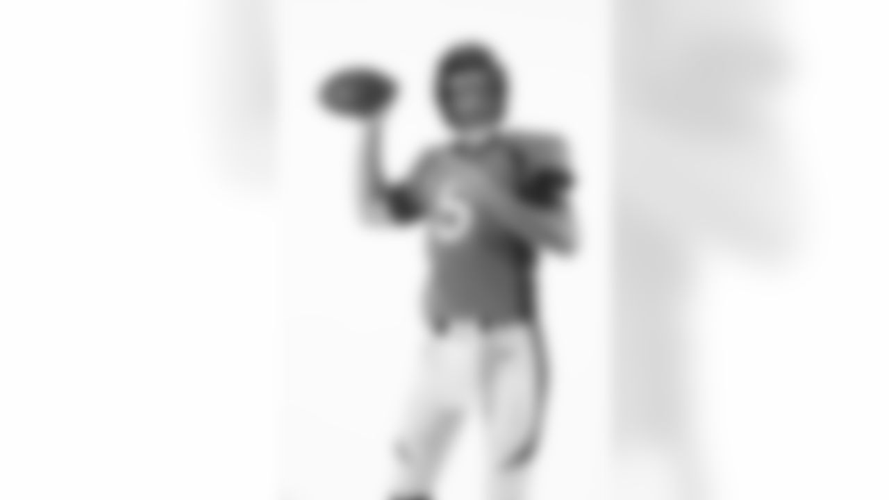 Joe Flacco poses for a portrait taken by team photographer Gabriel Christus.