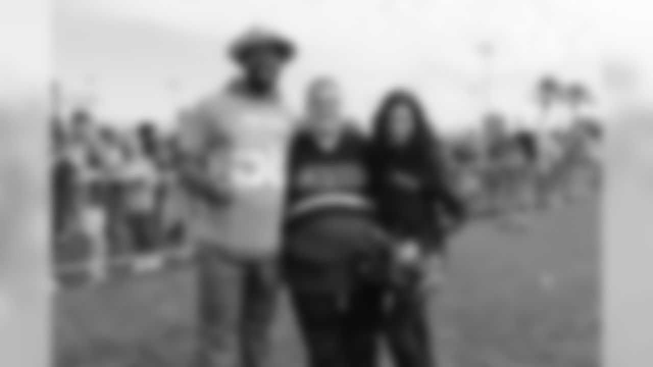 Von Miller and Denver Broncos Cheerleader Gioia takes part in a Special Olympics Unified Flag Football Game with Special Olympics Florida athletes and Pro Bowl players on January 26, 2019, at ESPN Wide World of Sports.