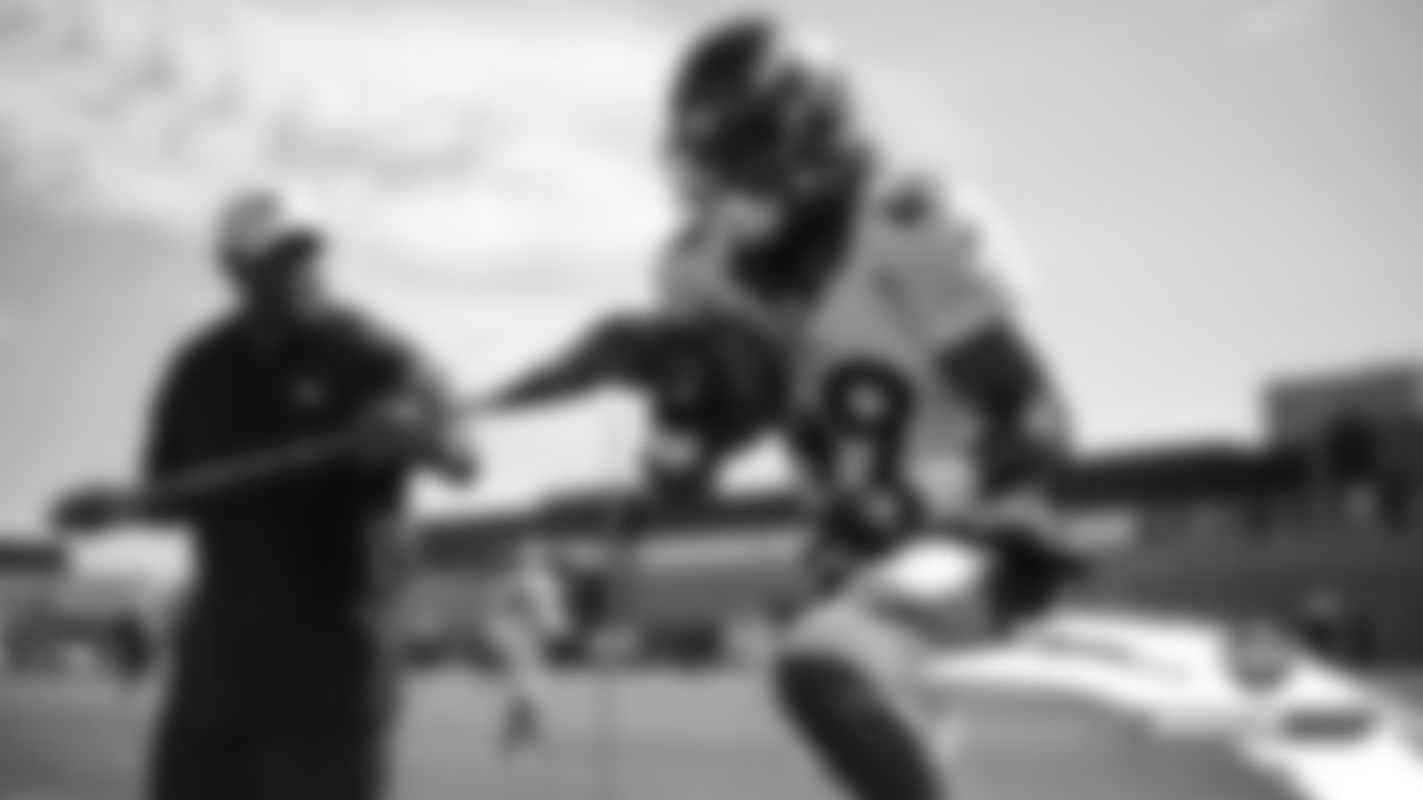 Dave Williams during practice on Day 8 of training camp on July 26, 2019.