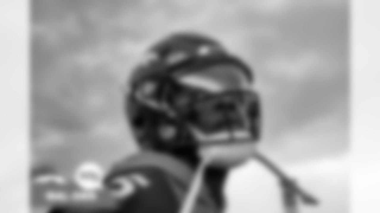 Teddy Bridgewater during practice at UCHealth Training Center in Englewood, Colorado on September 29, 2021. (Photo by Ben Swanson)