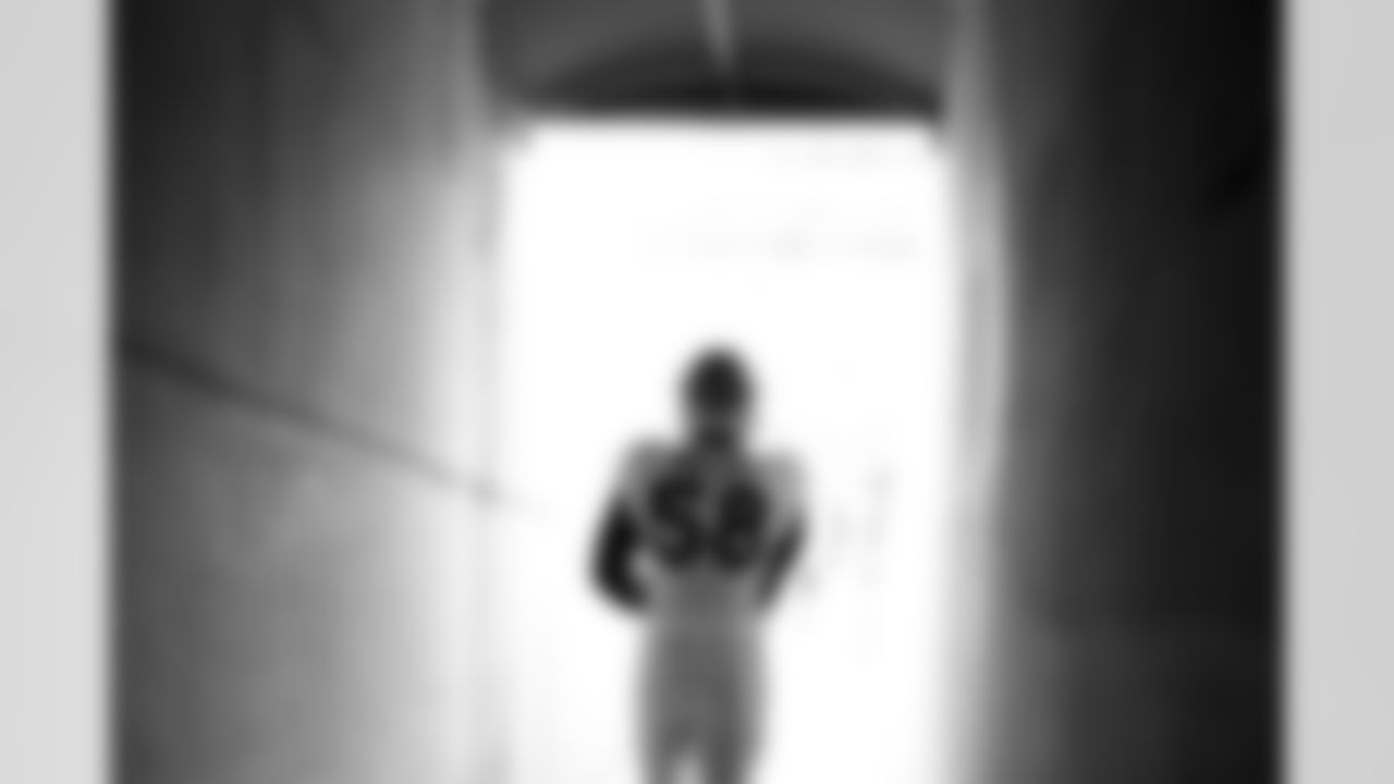 Denver Broncos linebacker Von Miller (58) walks out of the tunnel during the NFL game against the Green Bay Packers at Lambeau Field in Green bay, Wisconsin, September 22, 2019.
Photo by Gabriel Christus