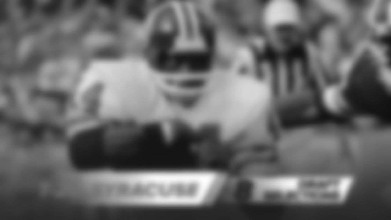 1960: T Roger Davis, T Bob Yates; 1965: T Tom Wilhelm; 1967: HB Floyd Little (pictured); 1979: K David Jacobs; 1988: NT Ted Gregory, TE Pat Kelly; 2016: P Riley DixonNote: Players selected in AFL drafts often were also selected in NFL drafts, where they usually opted to play rather than the upstart American Football League.(David Durochik via AP)
