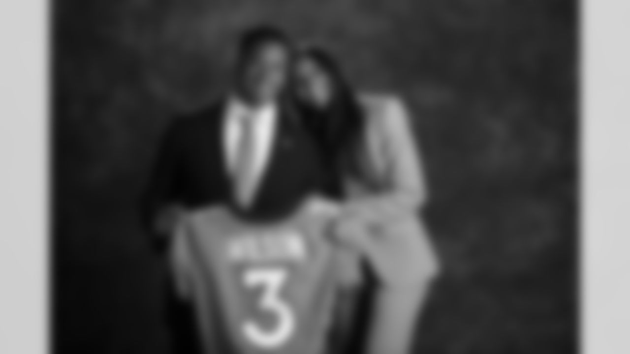 Russell Wilson and Ciara on Wednesday, March 16, 2022 at UCHealth Training Center in Denver, Colorado.
Photo by Gabriel Christus