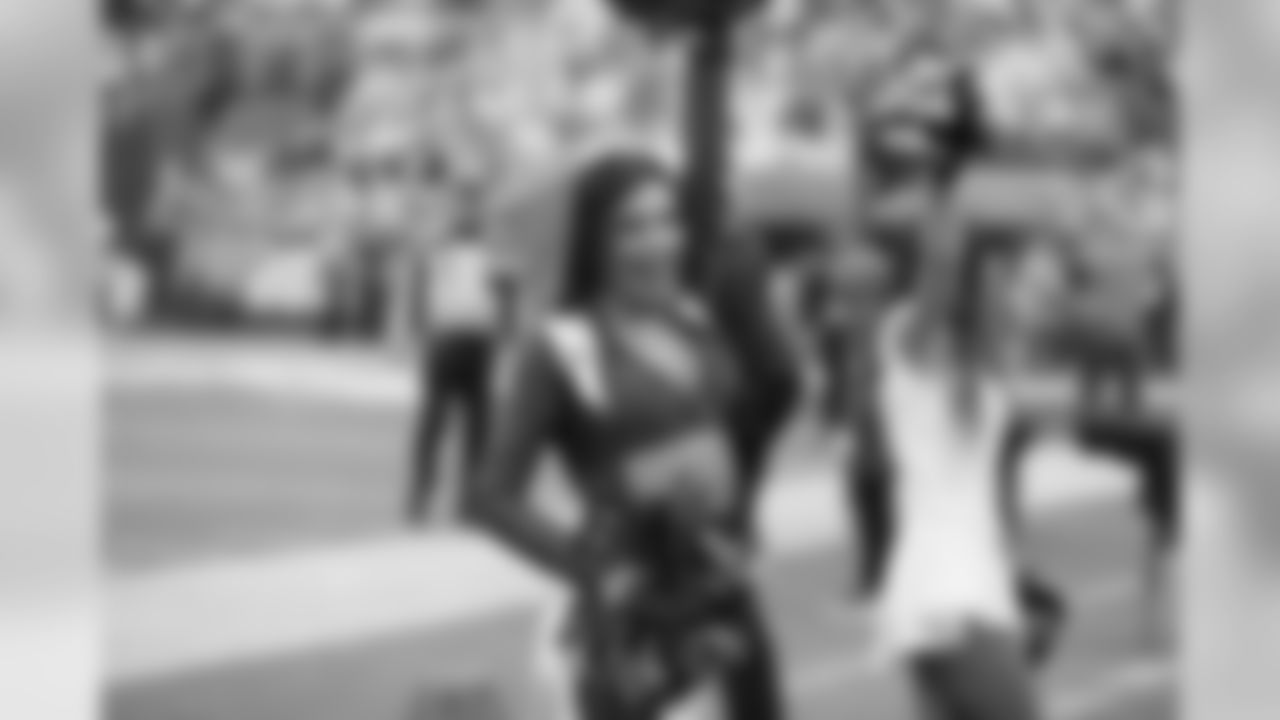 Denver Broncos Cheerleader Gioia at the 2019 Pro Bowl at Camping World Stadium in Orlando, Florida, on January 27, 2019.