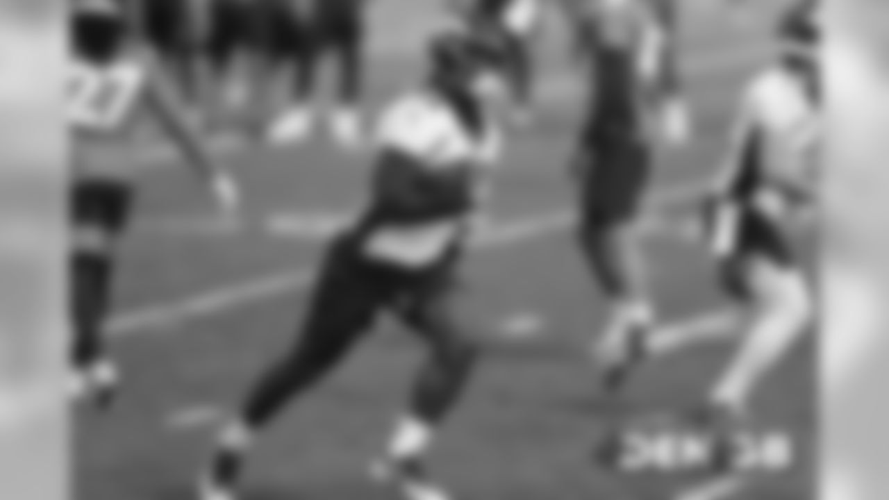 During the Broncos' practice on September 18, 2019.