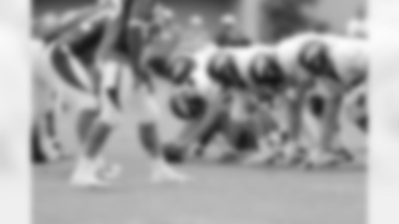 Brewer gets ready for the long snap.