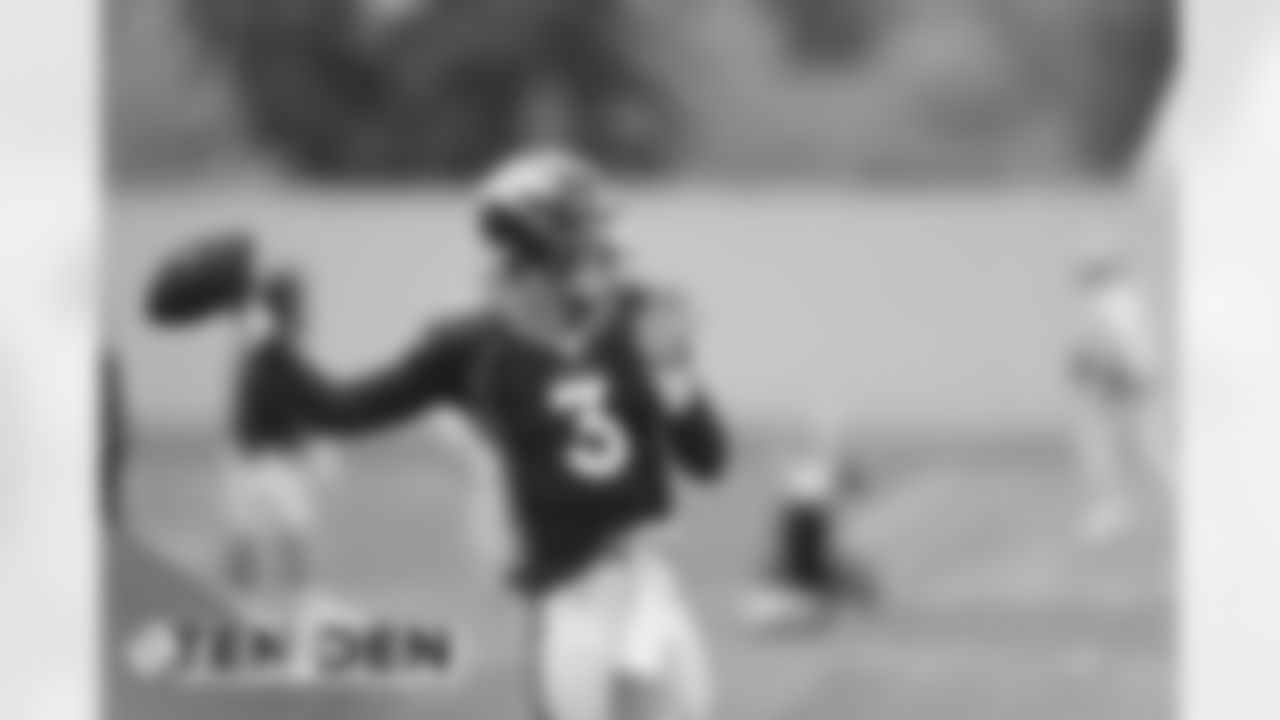 Drew Lock during practice at UCHealth Training Center in Centennial, CO, September 09, 2020.
Photo by Gabriel Christus