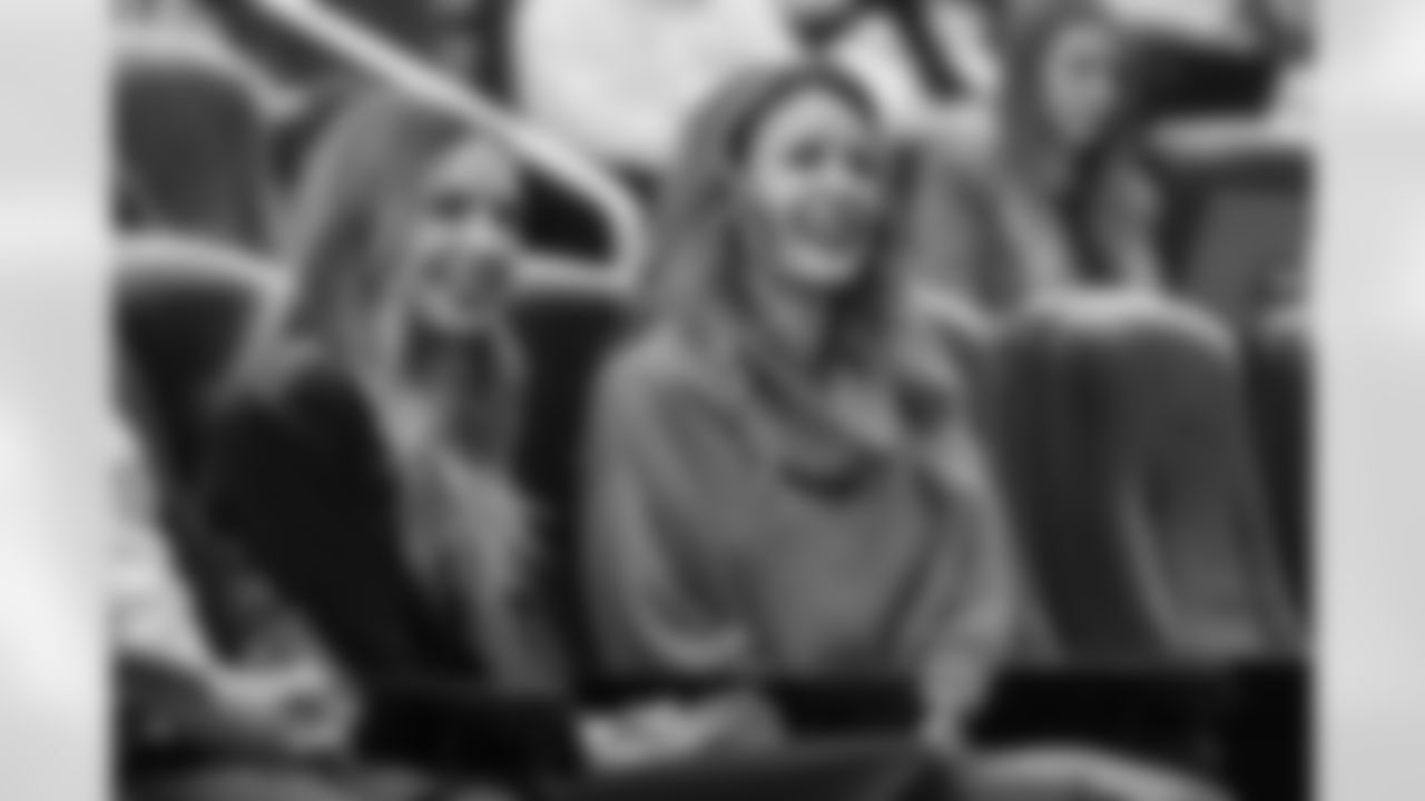 New Broncos Head Coach Sean Payton's family members during his introductory press conference at UCHealth Training Center in Englewood, Colorado on February 6, 2023. Photo by Gabriel Christus