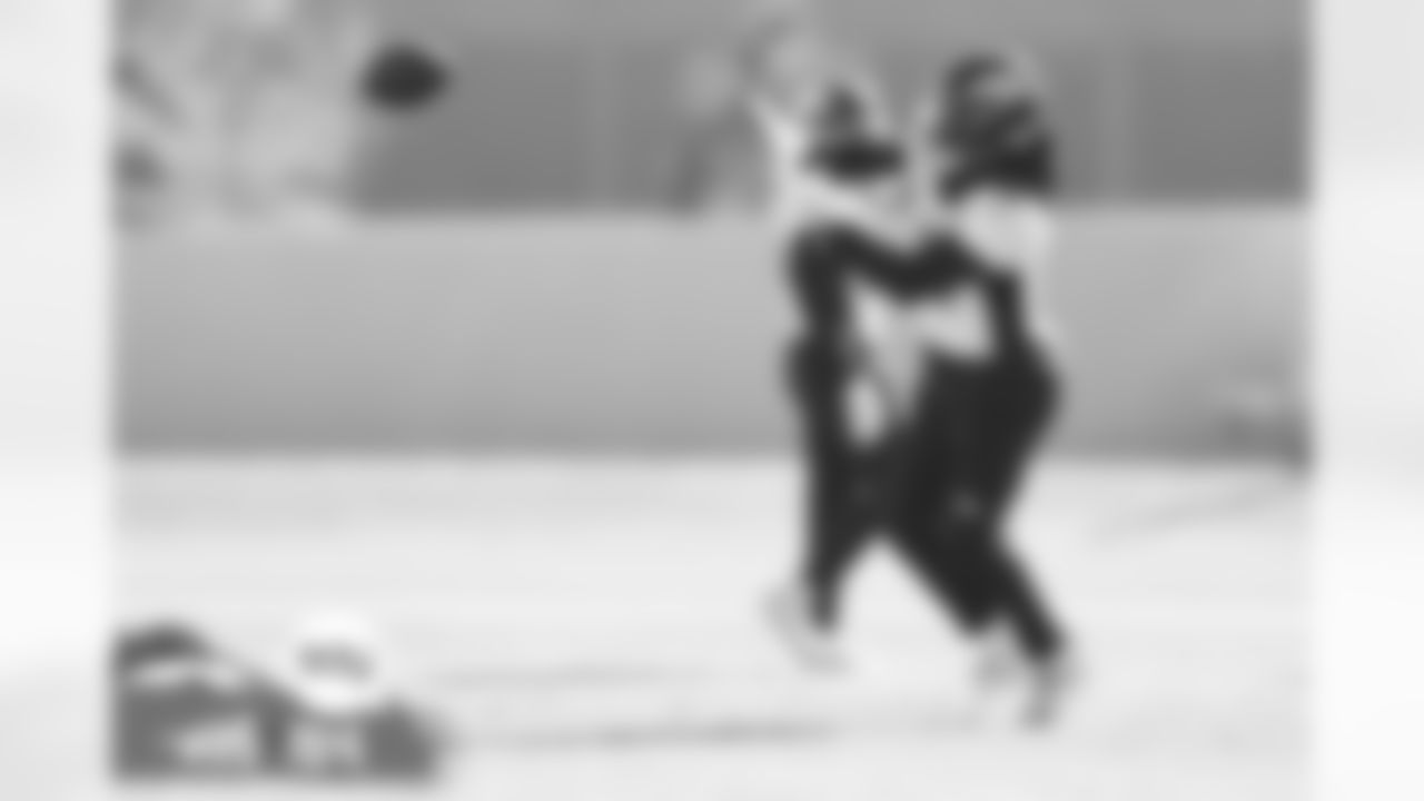 Kenny Young during practice on Thursday, October 28, 2021 at UCHealth Training Center in Denver, Colorado.
Photo by Gabriel Christus
