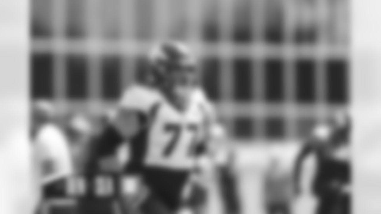 Quinn Meinerz during practice on Thursday, September 8, 2022 at UCHealth Training Center in Englewood, Colorado.
Photo by Gabriel Christus/Denver Broncos