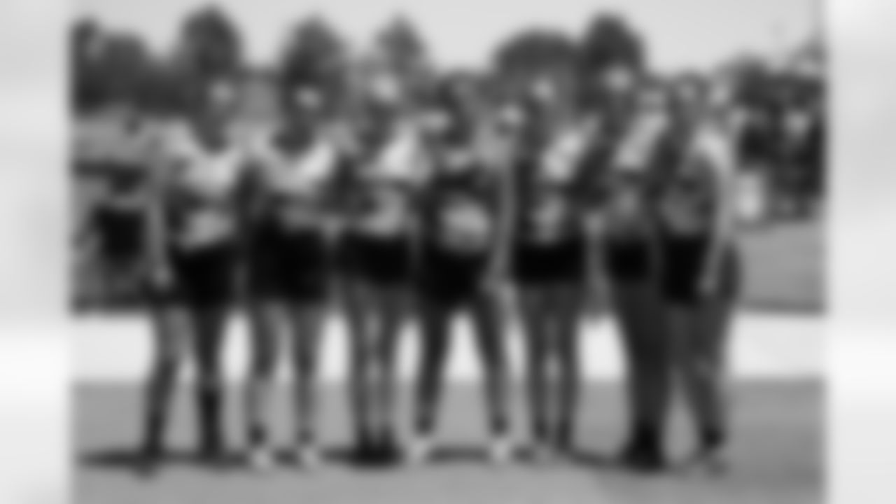 A Broncos team poses for a group photo during the NFL FLAG Regional Tournament at Aurora Sports Park on June 24, 2023 in Aurora, Colorado. Photo by Nicole Pennetta