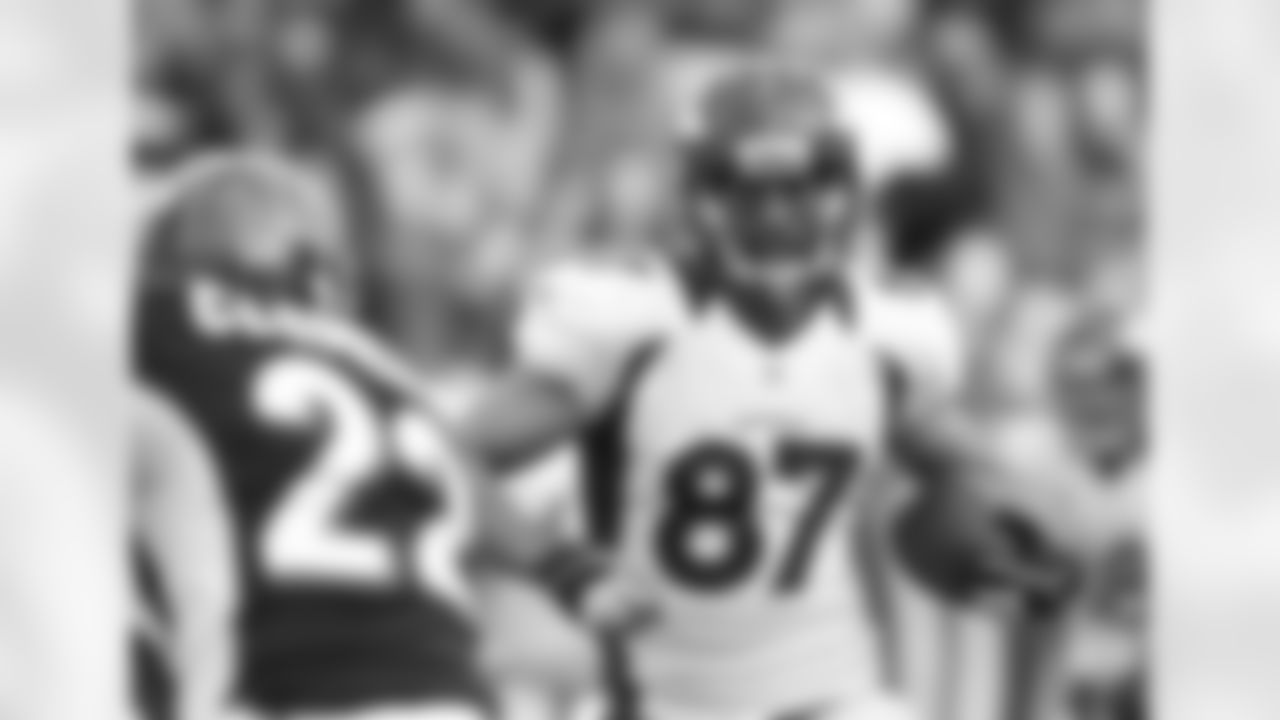 Decker finished with eight catches for 99 yards and two touchdowns.