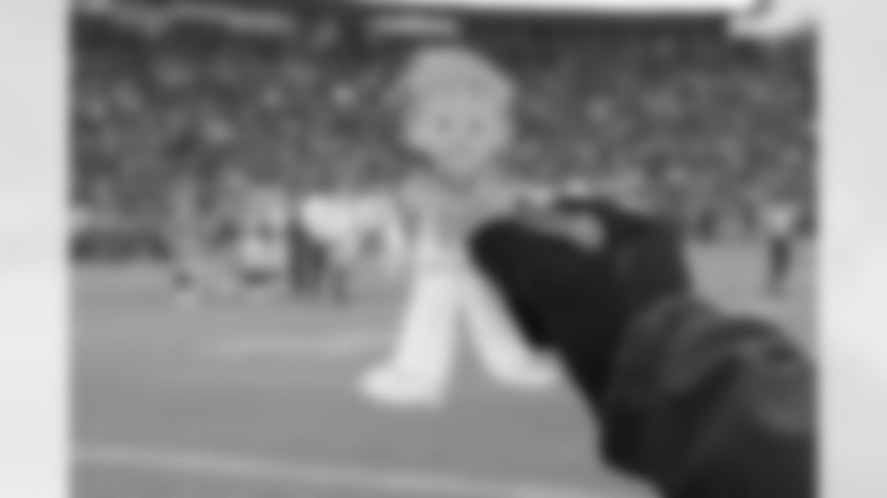 On the field against the Dolphins