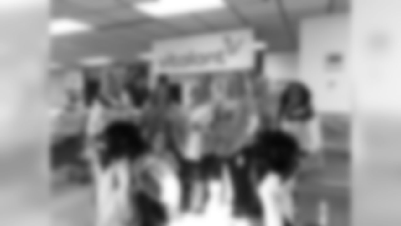 Denver Broncos Cheerleaders and volunteers at Vitalant's Drive for Life 22 blood drive in Denver, Colorado on November 5, 2019.