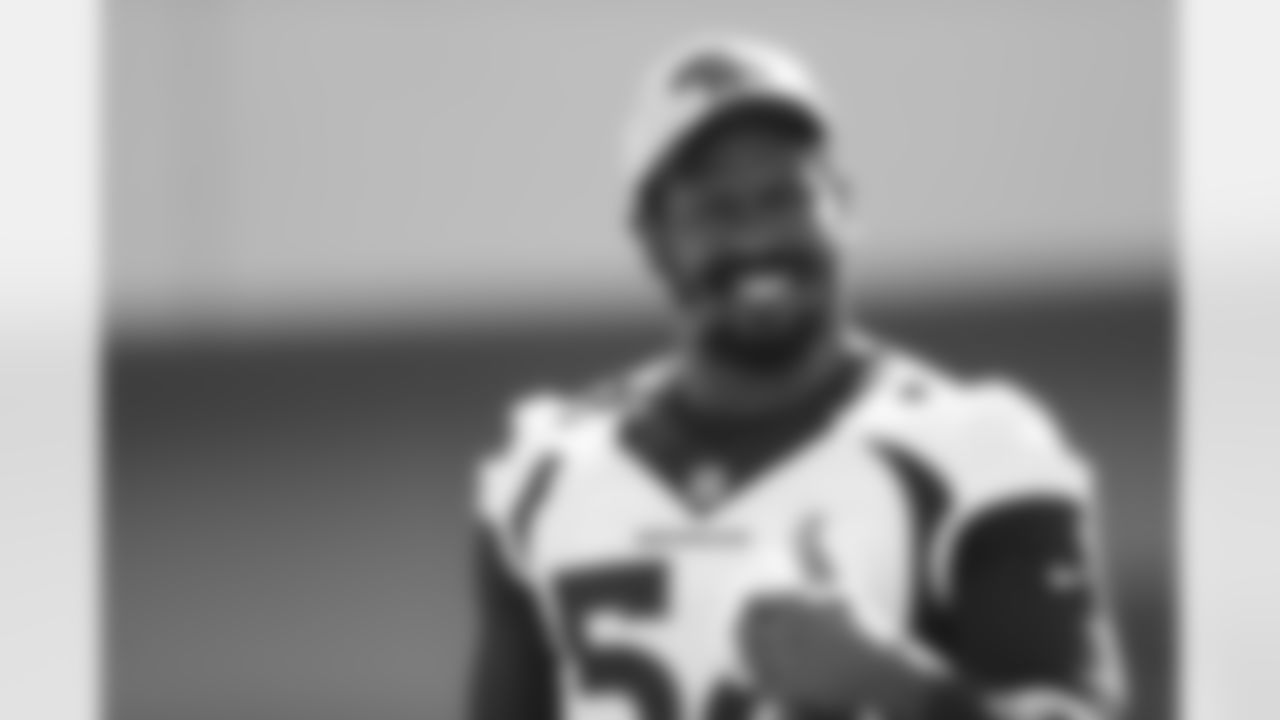 Von Miller at the Broncos' OTA practice.