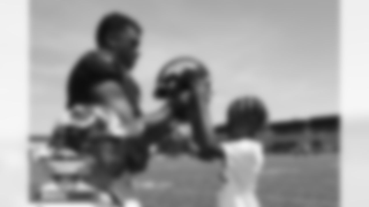 Russell Wilson and Future after practice during training camp on Thursday, August 4, 2022 at UCHealth Training Center in Englewood, Englewood.
Photo by Gabriel Christus/Denver Broncos