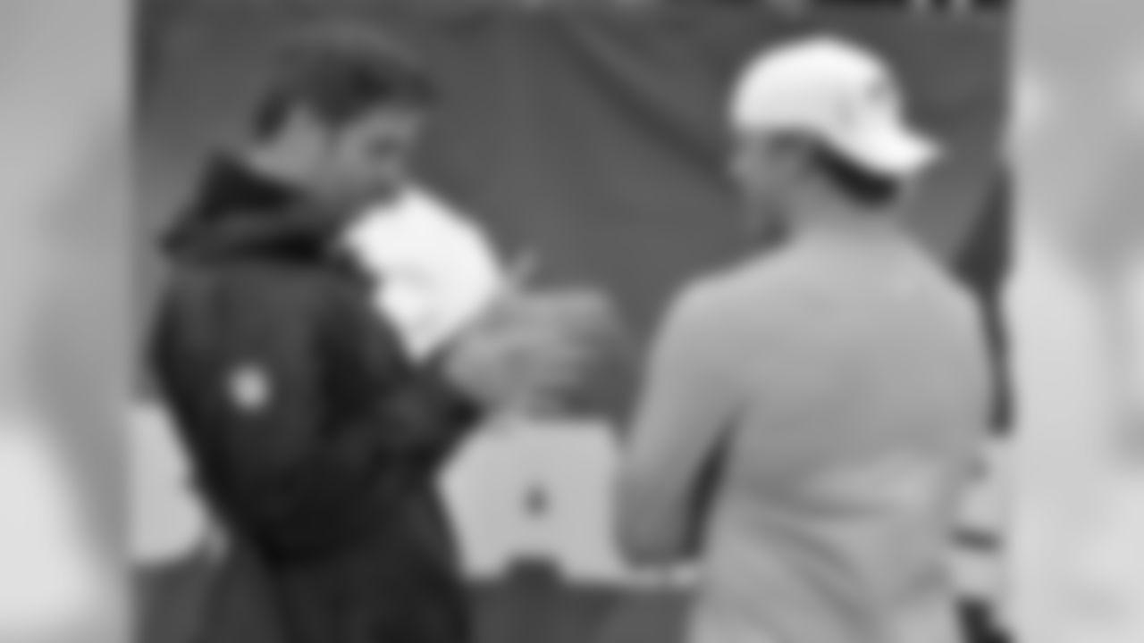 The two quarterbacks share a word.