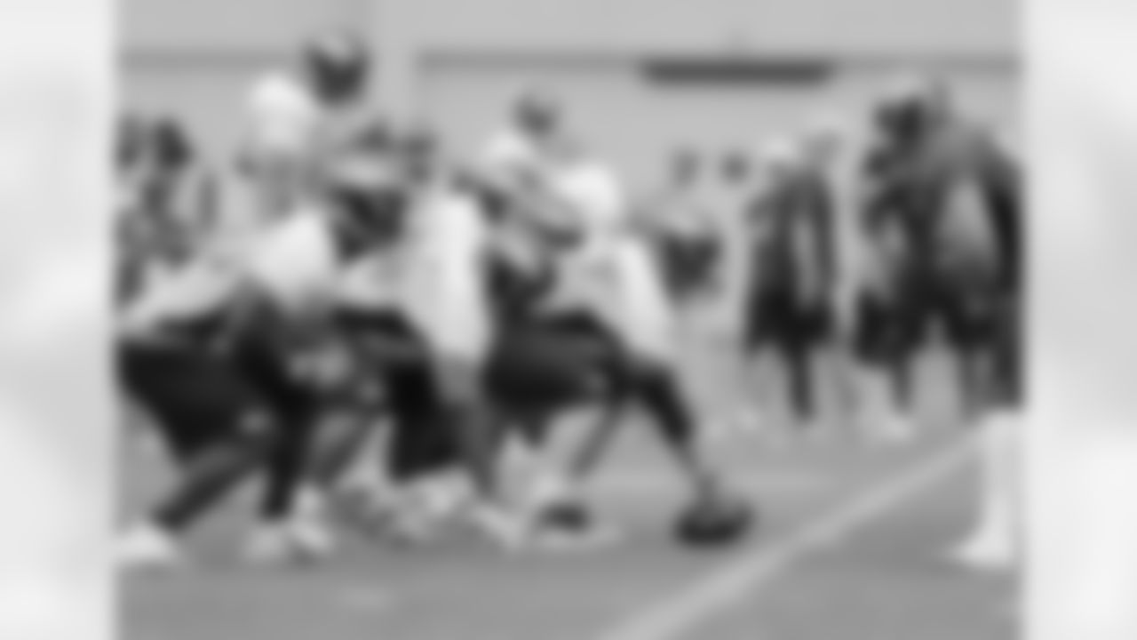 Koppen gets set to snap the ball.