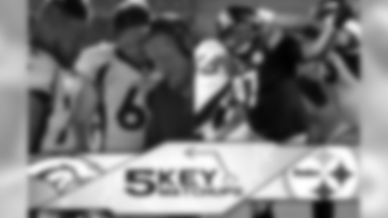Few 3-4 defensive ends have been as effective as Cameron Heyward, who led the Steelers in sacks with seven in the regular season, and then opened his postseason play with one sack, four quarterback hits and one forced fumble against the Bengals.
The Broncos have used a rotational pattern with their guards, utilizing Evan Mathis and Louis Vasquez as starters with rookie Max Garcia coming in when needed. With Manning's return from a foot injury that took about two months to recover from, Mathis and Vasquez's ability to keep Heyward away from the pocket is vital.