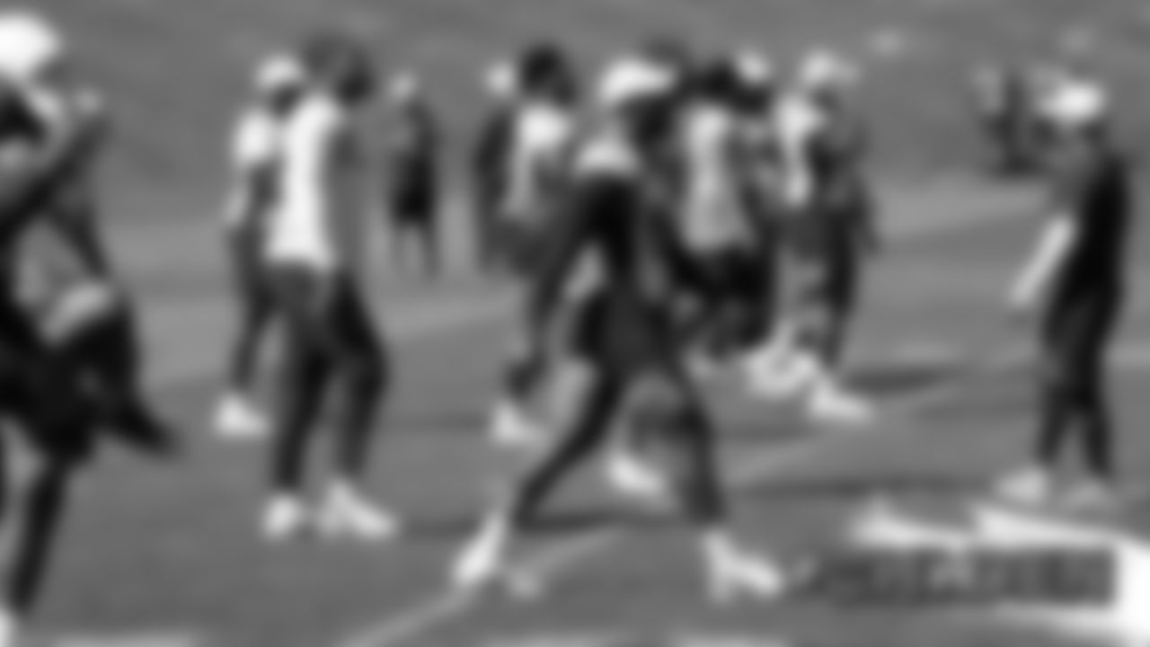 Von Miller at practice at UCHealth Training Center September 14, 2019. (Photo by Emily Simanskis)